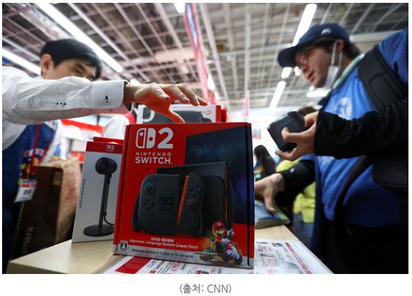 A line of people waiting to buy the Nintendo Switch 2.